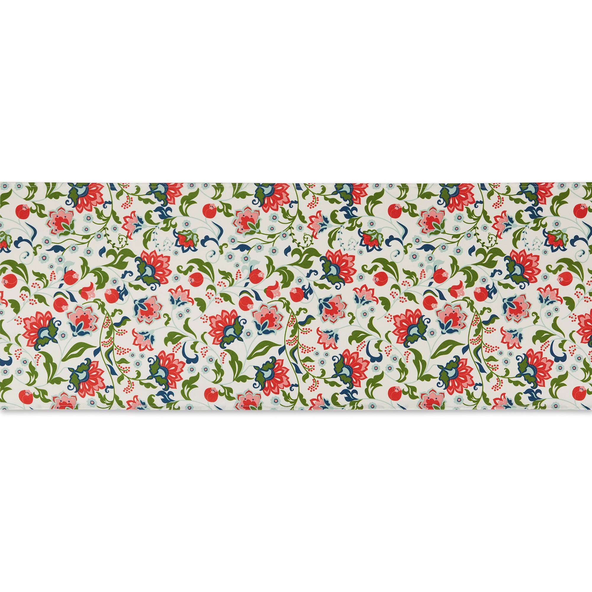 DII® Garden Floral Print Outdoor Table Runner